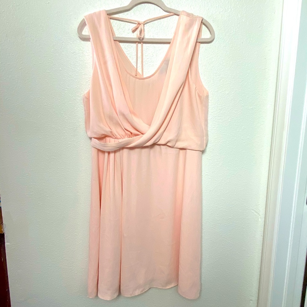 Blush Pink Summer Cocktail Dress